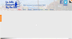 Desktop Screenshot of ljconcertsbythesea.org